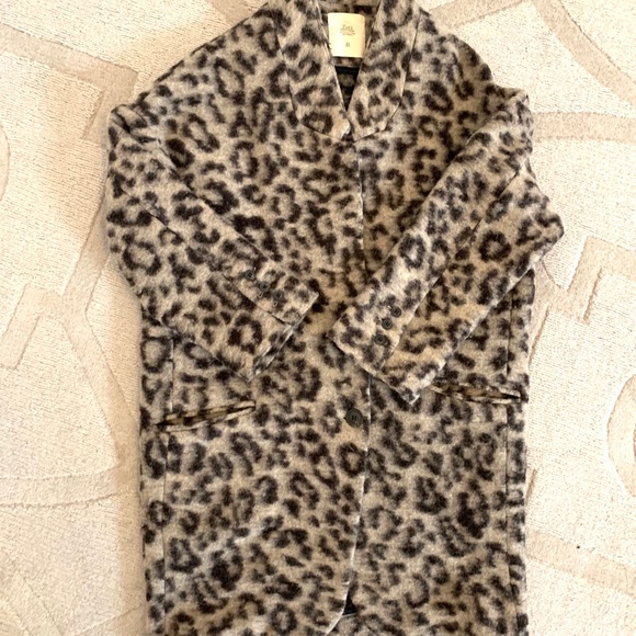 Zara Jackets & Blazers - Zara Women’s Leopard Wool Coat